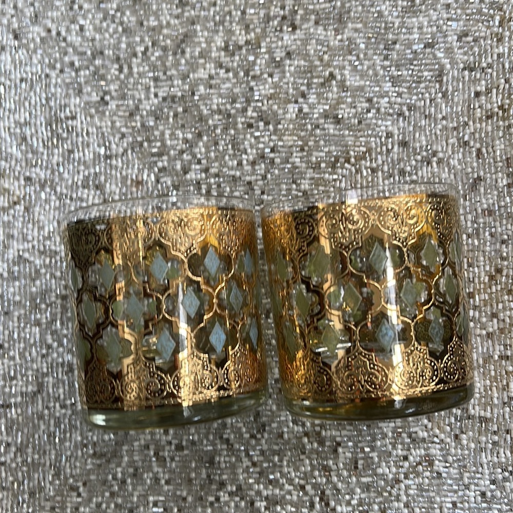 NO LONGER AVAILABLE.Vintage 1960s Culver Valencia 22k gold/green-highball&scotch - Picture 3 of 7